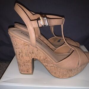 Tan Platform Sandals